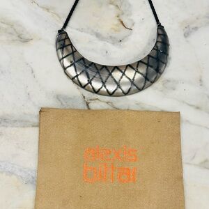Alexis Bittar Black and Silver Necklace